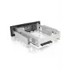 ICY BOX IB-168SK-B Wechselrahmen ohne Schublade für 3,5″ SATA-HDD im 5,25″-Schacht (13,3 cm), mit Schloss, schwarz