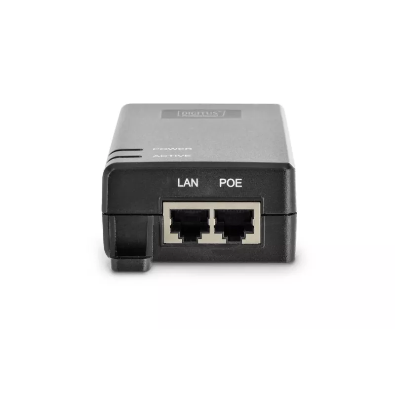 DIGITUS PoE+ Injektor, 802.3at 10/100/1000 Mbps Ausgang max. 48V, 30W