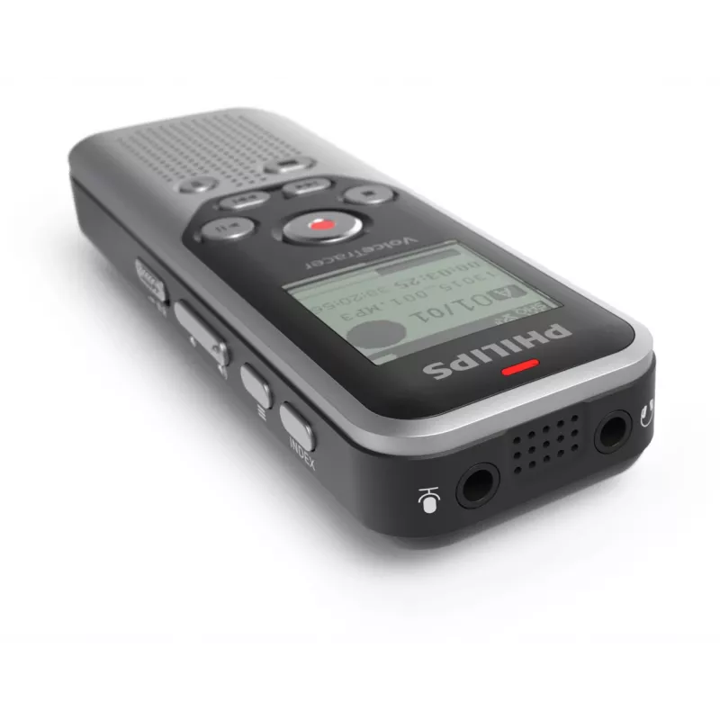Philips DVT1250 Diktiergerät Interner Speicher & Flash-Karte Schwarz, Grau