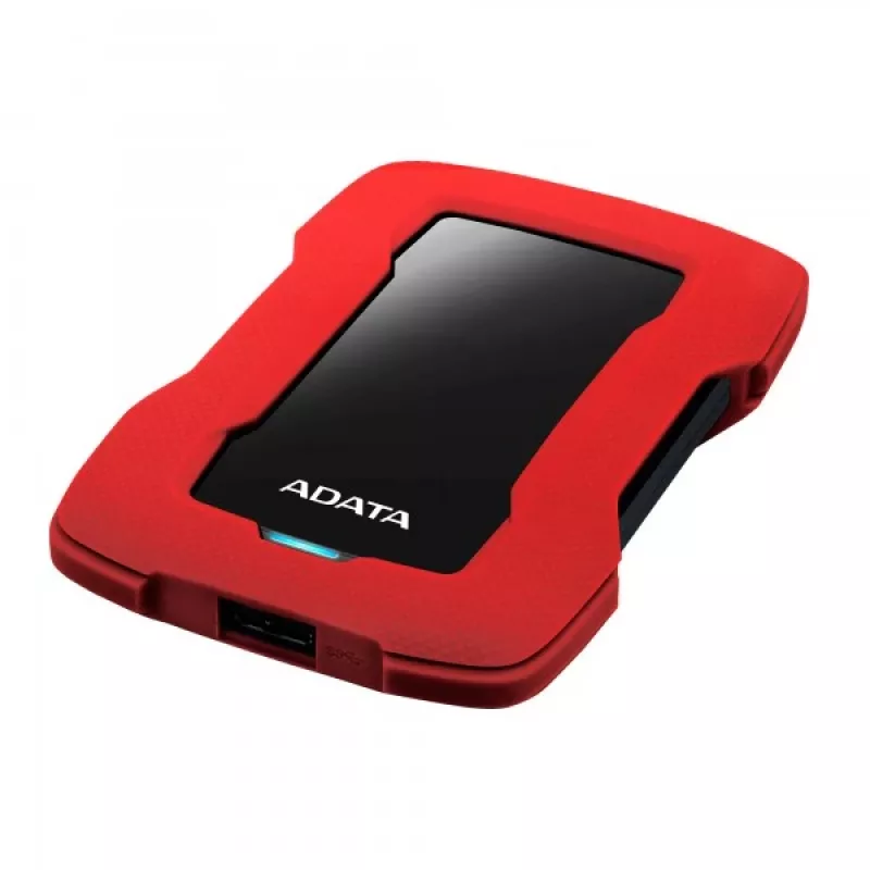 Externe HDD ADATA HD330 2 TB 2,5 Zoll USB 3.2 Gen 1 Rot, stoßfest, 256-Bit-AES