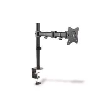“DIGITUS” Einzel-Monitor-Tischklemmenhalterung, schwarz, 45° Schwenkbar, 45° Neigbar, 360° drehbar, 15 Zoll - 27 Zoll TFT, max. Belastung 8 kg, VESA max. 100x100