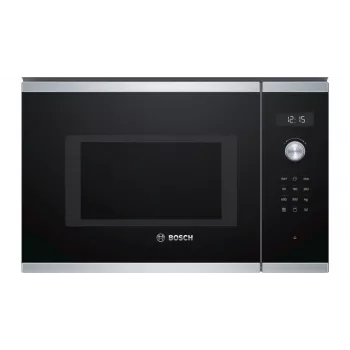 Kombi-Mikrowelle Bosch Serie 6 BEL554MS0 — Einbaugerät, 900 W Mikrowelle, 25 L, Quarzgrill, Heißluft, Edelstahl