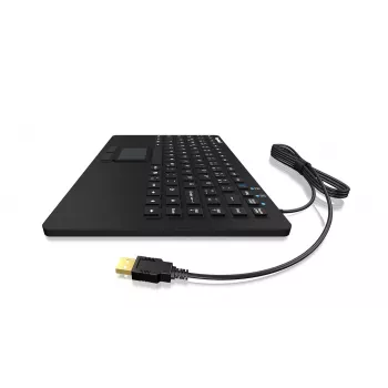 KeySonic KSK-5230 IN (US) Tastatur Office USB QWERTY US Englisch Schwarz
