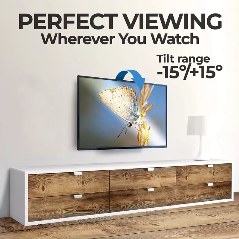 Techly Wandhalterung für LCD LED 13-30 Zoll, voll beweglich, weiß