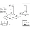 Wandhaube Electrolux LFC319X, Edelstahl, 898×(69–102)×450 mm, 420 m³/h, 3 Stufen, Metallfilter