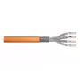 DIGITUS Installationskabel - Cat 7 - S/FTP - AWG 23/1 - simplex - 500 m - Orange