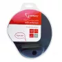Mauspad GEMBIRD MP-GEL-BK — schwarzes Gummi- und Gel-Pad mit Handgelenkauflage, 220×240 mm