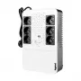 Legrand Keor Multiplug 800 AVR 310084 Line-Interactive-USV, 800 VA / 480 W, 6 FR-Steckdosen (4+2), USB, RJ-45