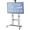 Techly ICA-TR24 mobiler TV-Ständer, 60–100 Zoll, 100 kg, mit Ablagen