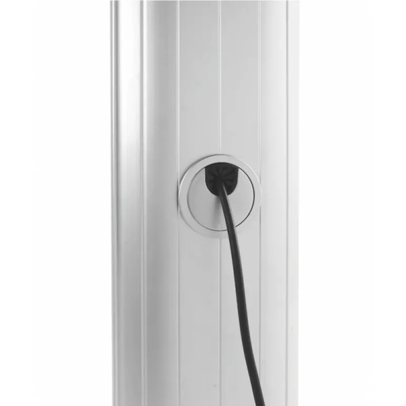 Techly ICA-TR24 mobiler TV-Ständer, 60–100 Zoll, 100 kg, mit Ablagen