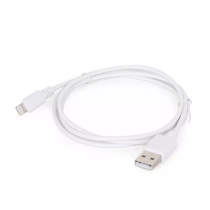 GEMBIRD USB-auf-8-Pin Lade- und Datenkabel, 1m – Weiß