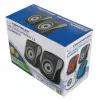 Lautsprecher 2.0 USB Flamenco schwarz/grau, EP140KE, 6W