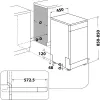 Whirlpool WSFO 3O23 PF Freistehend 10 Maßgedecke