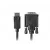 Videokabel-Adapter LANBERG DisplayPort 1.2 auf DVI-D CA-DPDV-10CU-0030-BK, 3 m, 1080p, 60 Hz, schwarz