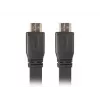 LANBERG HDMI-Kabel - M/m v2.0 4k flach - 5m Schwarz