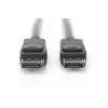 DIGITUS DisplayPort-Kabel, M/M, 2 m mit Verriegelung, Ultra HD 8K, Vers. 1.3/1.4, Standard