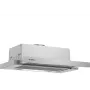Bosch Serie 4 DFT63AC50 Dunstabzugshaube Semi built-in (Pull-out) Silber 360 m³/h