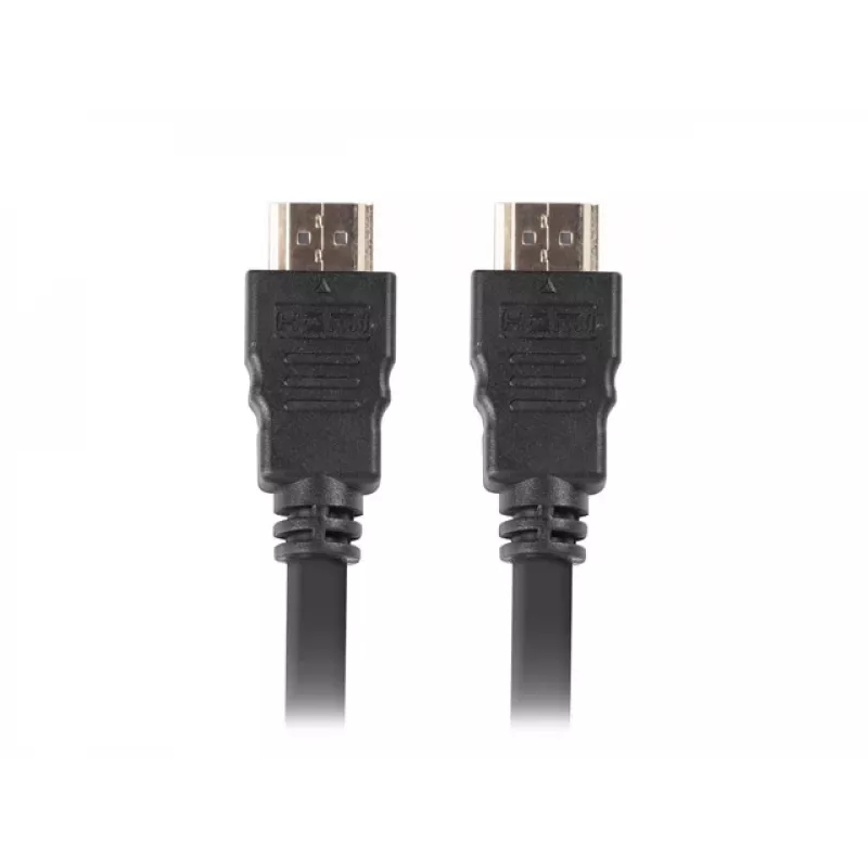 HDMI-Kabel LANBERG CA-HDMI-11CC-0010-BK — HDMI 1.4, 1 m, CCS, 10,2 Gbit/s, 3840×2160 Unterstützung, schwarz