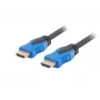 HDMI-Kabel LANBERG CA-HDMI-20CU-0100-BK — 10 m, HDMI Typ A Stecker–Stecker, 18 Gbit/s, 4K (2160p), ARC, Ethernet