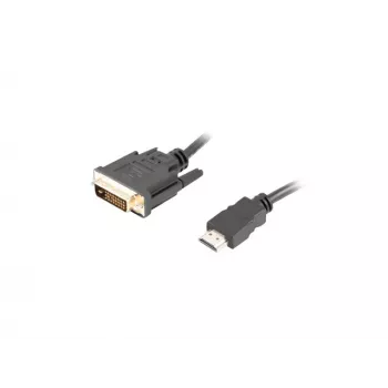 LANBERG Hdmi(m)->DVI-d(m)(24+1) Kabel Dual Link With Gold-plated 4k Anschlüsse - 1.8m Schwarz