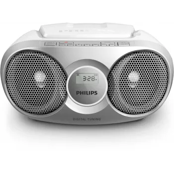 Philips AZ215S/12 tragbares Stereo-System 3 W FM Silber