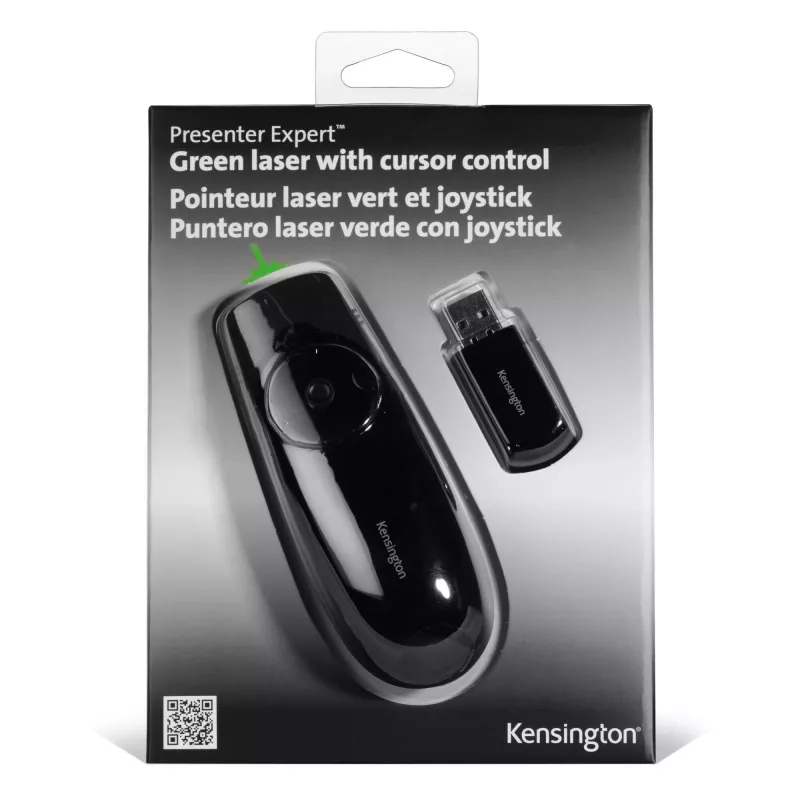 Kensington Presenter Expert – Kabellose Cursorsteuerung mit grünem Laser