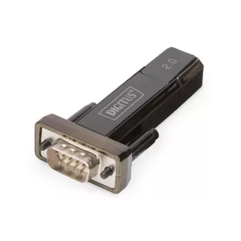 DIGITUS USB 2.0 auf Seriell Konverter, DSUB 9M inkl. USB A Kabel 80cm