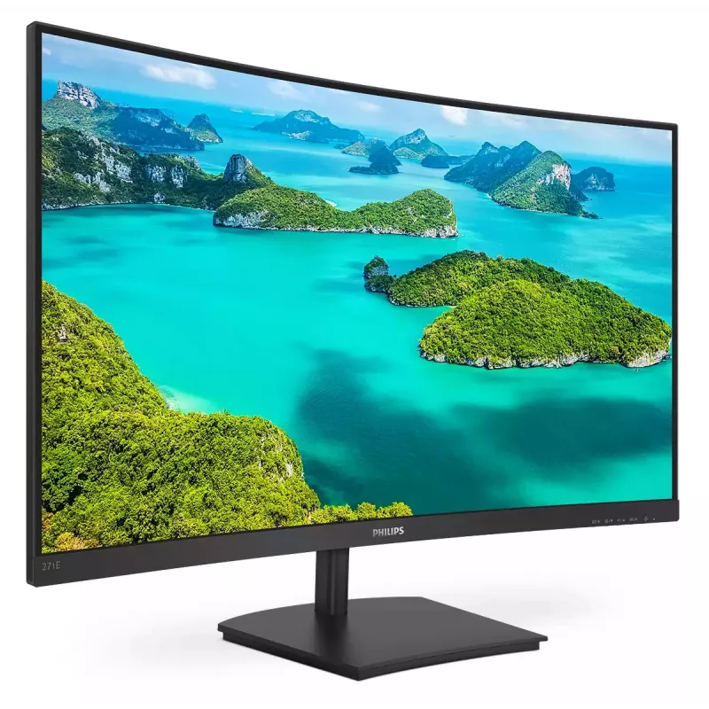 Philips E Line 271E1SCA/00 Computer Monitor 68.6 cm (27 Zoll) 1920 x 1080 Pixel Full HD LCD Schwarz