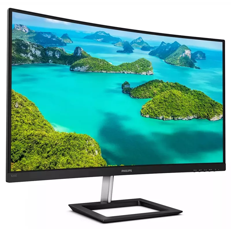 Philips E Line 325E1C/00 Computer Monitor 80 cm (31.5 Zoll) 2560 x 1440 Pixel Quad HD LCD Schwarz