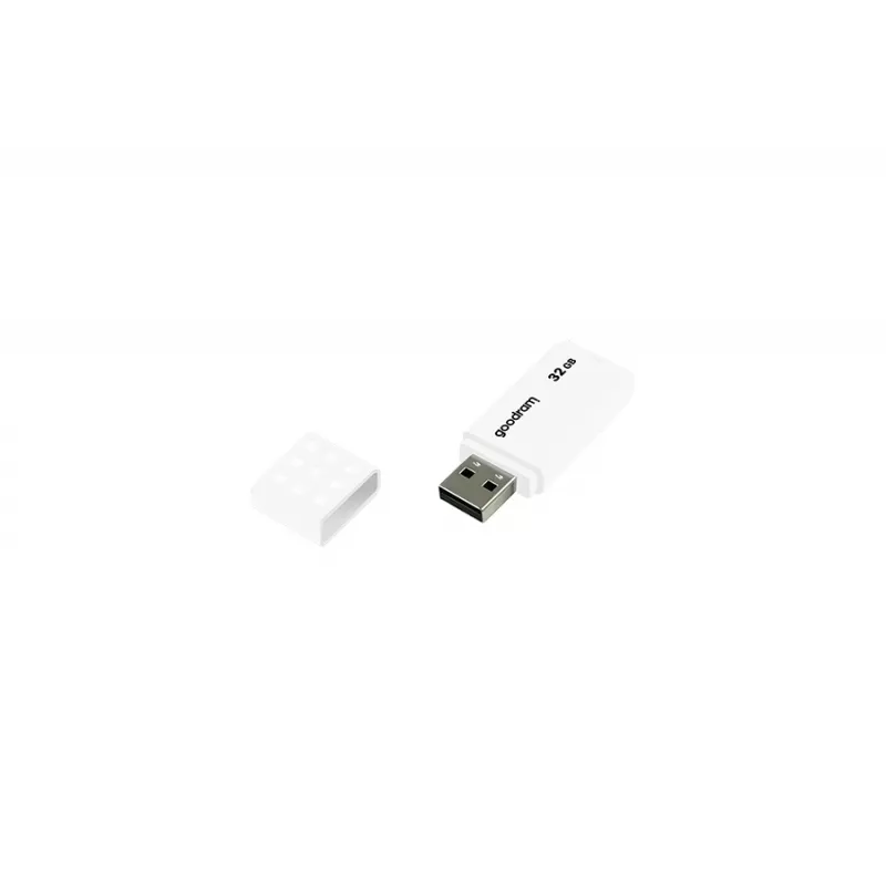 USB-Flash-Laufwerk GOODRAM UME2 32 GB USB Typ-A 2.0, lesen 20 MB/s, schreiben 5 MB/s, weiß, Kunststoff