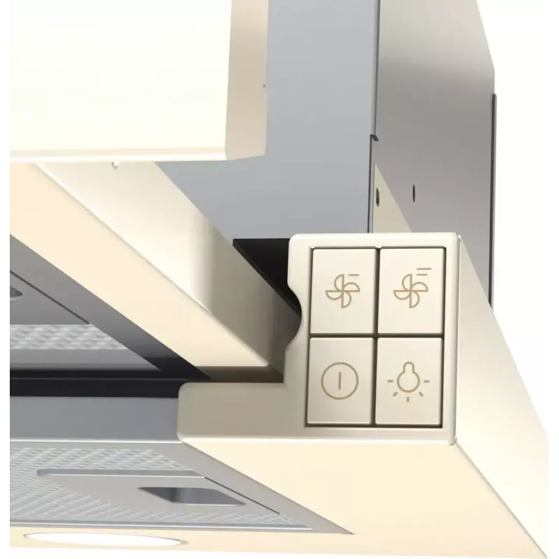 Einbau-Dunstabzugshaube Gorenje BHP62CLI, Aluminiumfilter, Geräuschpegel: D