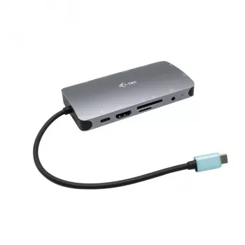Docking Station i-tec Metal USB-C Travel Nano Dock HDMI/VGA mit LAN + Power Delivery 100 W