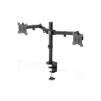 DIGITUS Univer.dual Monitor Clamp Mount 17-32in 2x 8kg (max.) Schwarz
