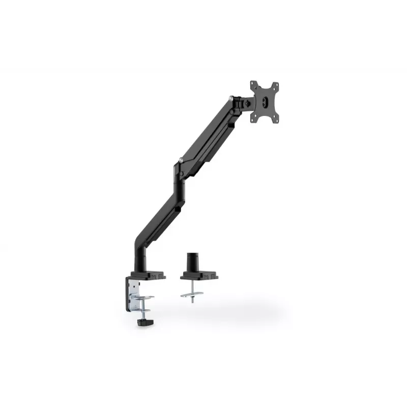 DIGITUS Universal Single Monitor Mount Gas Spring Clamp 17-32in 9kg