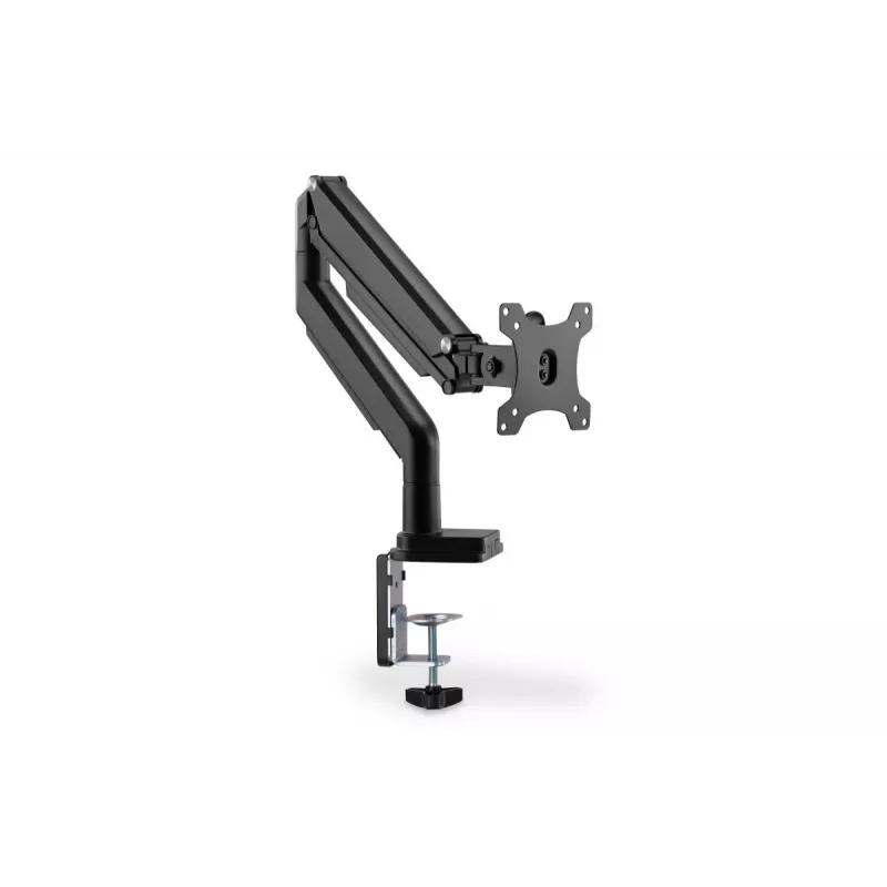 DIGITUS Universal Single Monitor Mount Gas Spring Clamp 17-32in 9kg