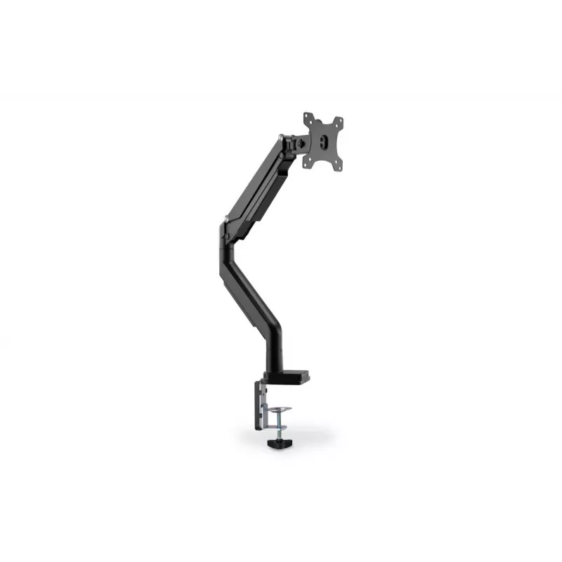 DIGITUS Universal Single Monitor Mount Gas Spring Clamp 17-32in 9kg