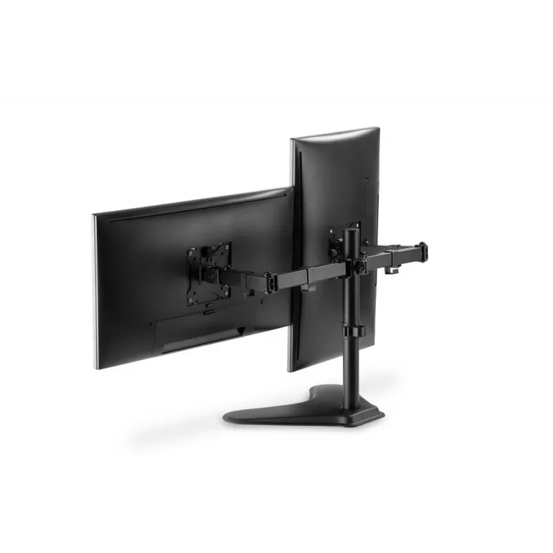 DIGITUS Universal Dual Monitor Stand 17–32 Zoll 2x 8 kg (max.) Schwarz