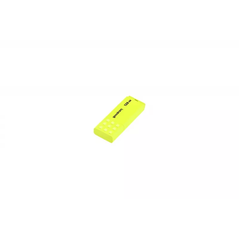 Goodram UME2 UME2-1280Y0R11 USB-Stick 128 GB, USB 2.0 Typ-A, 20 MB/s, mit Kappe, gelb