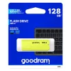 Goodram UME2 UME2-1280Y0R11 USB-Stick 128 GB, USB 2.0 Typ-A, 20 MB/s, mit Kappe, gelb