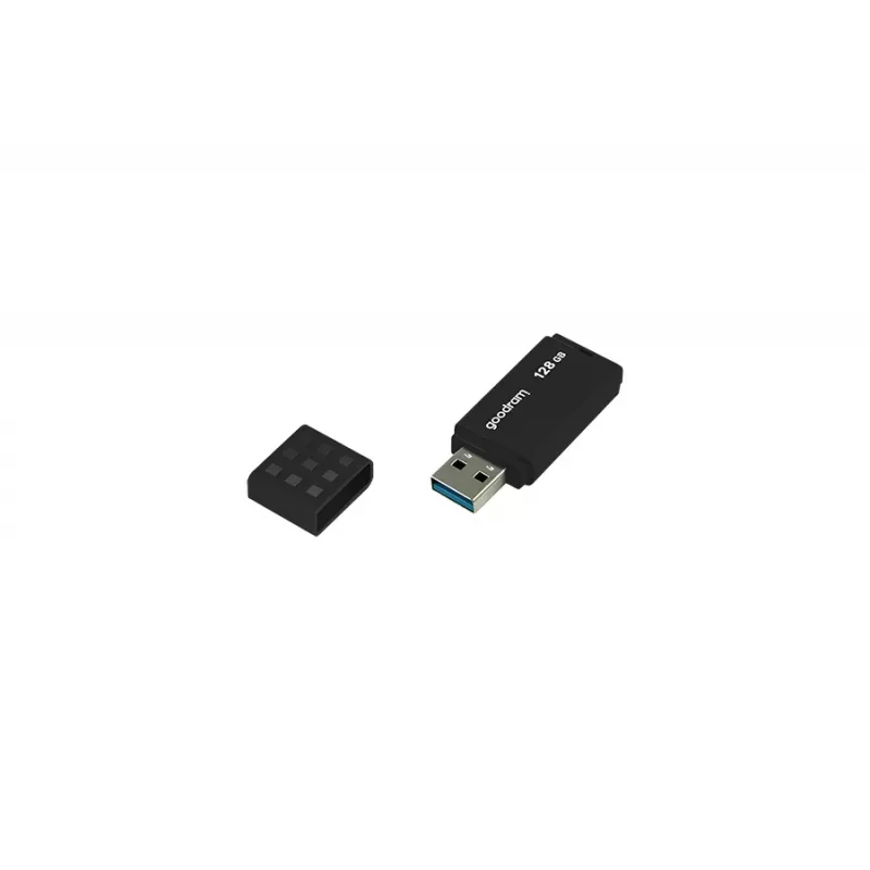 USB-Flash-Laufwerk GOODRAM UME3 128 GB USB Typ-A 3.2 Gen 1 (schwarz, 60 MB/s Lesen, 20 MB/s Schreiben)