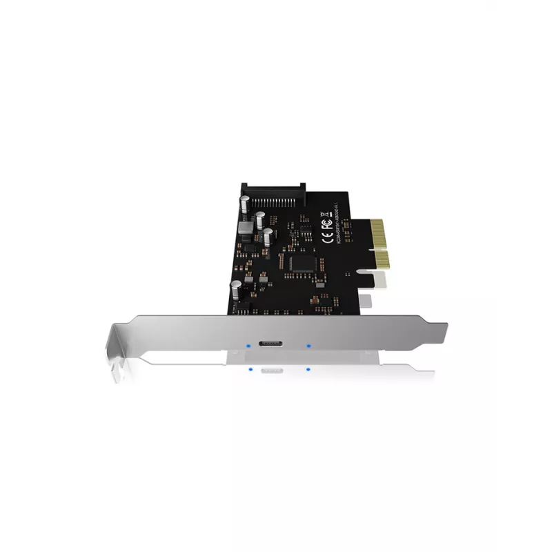 ICY BOX IB-PCI1901-C32 PCIe-3.0-x4-Controllerkarte, 1x USB-C 3.2 Gen 2x2, schwarz