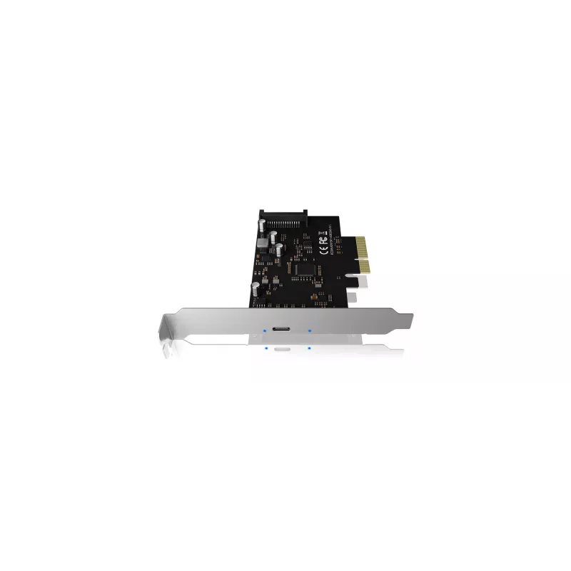 ICY BOX IB-PCI1901-C32 PCIe-3.0-x4-Controllerkarte, 1x USB-C 3.2 Gen 2x2, schwarz
