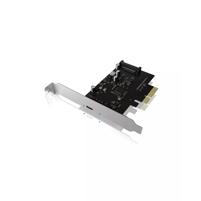 ICY BOX IB-PCI1901-C32 PCIe-3.0-x4-Controllerkarte, 1x USB-C 3.2 Gen 2x2, schwarz
