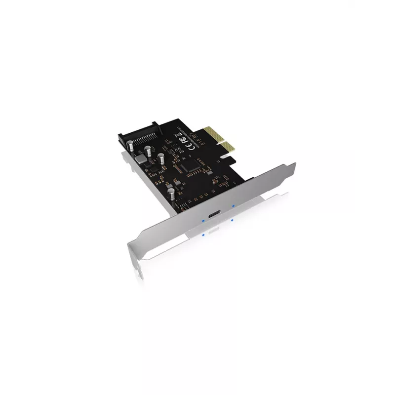 ICY BOX IB-PCI1901-C32 PCIe-3.0-x4-Controllerkarte, 1x USB-C 3.2 Gen 2x2, schwarz