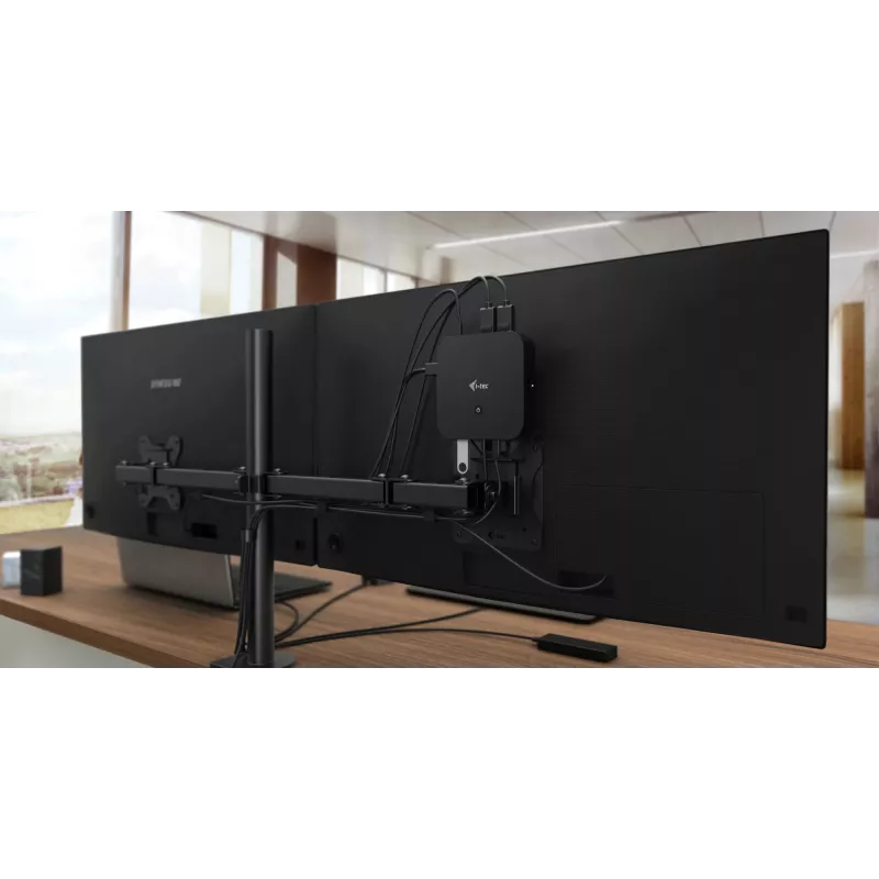 i-tec USB-C Dual Display Docking Station mit Power Delivery 100 W + Universal-Ladegerät 100 W