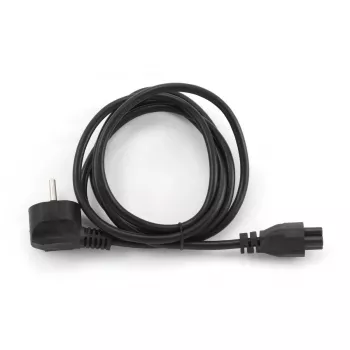 Netzkabel GEMBIRD PC-186-ML12-1M — 1 m, CEE7/7 (Stecker) auf C5-Kupplung, schwarz