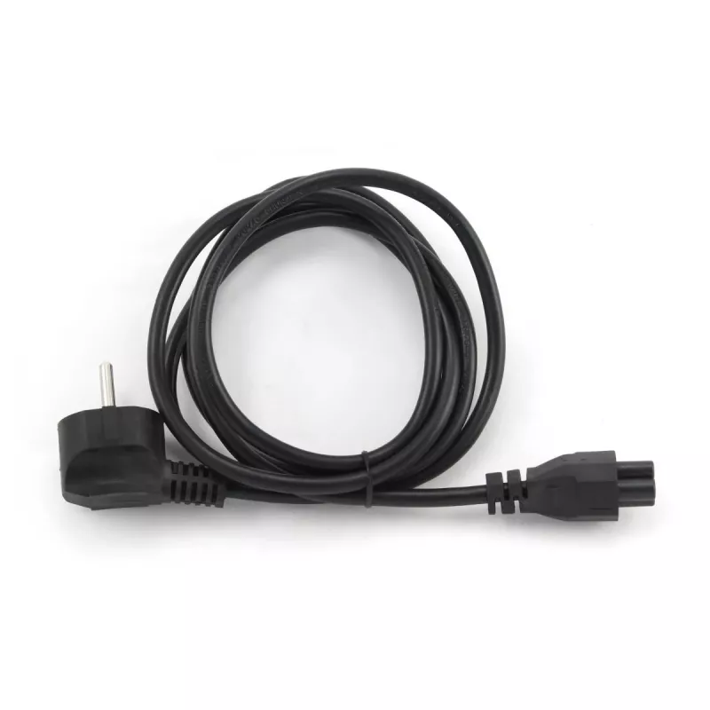 Netzkabel GEMBIRD PC-186-ML12-1M — 1 m, CEE7/7 (Stecker) auf C5-Kupplung, schwarz