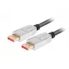 Lanberg CA-DPDP-20CU-0018-BK DisplayPort-1.4-Kabel M/M 1,8 m, 8K 60 Hz, HDR, vergoldete Stecker, schwarz