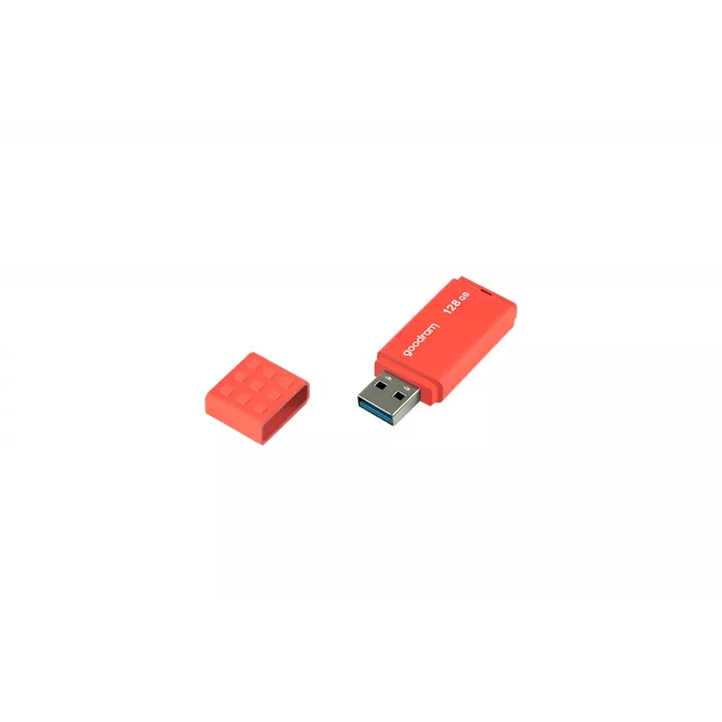 USB-Stick GOODRAM UME3 128 GB USB Type-A 3.2 Gen 1, orange, kappenlos, 60/20 MB/s