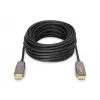 DIGITUS HDMI AOC Hybrid-Faser-Verbindungskabel, Typ A Stecker/Stecker, 10 m, UHD 8K@60Hz, CE, schwarz